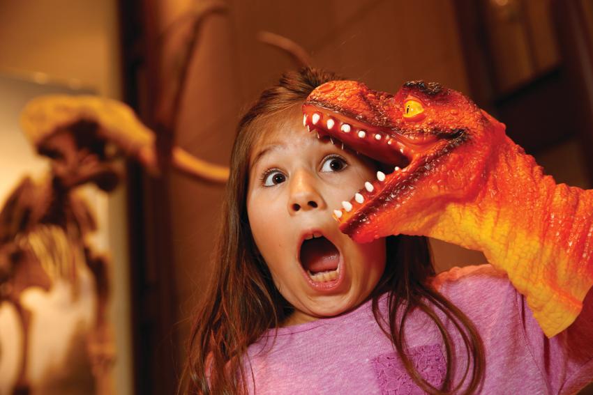 Girl with Dino